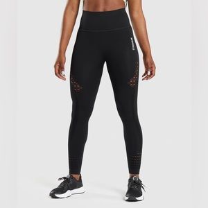 Gymshark energy+ seamless leggings Black